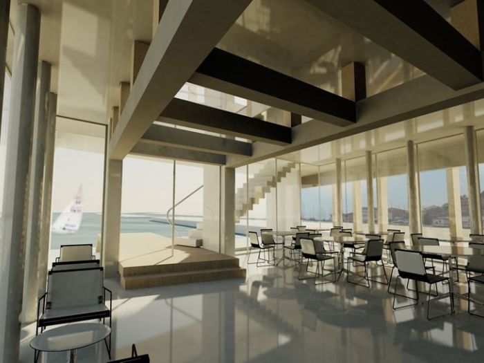 Archisio - Architectural Make Up - Progetto Concorso per il nuovo circolo velico a castiglione della pescaiaMenzione donoreArch massimo viti arch francesca amore