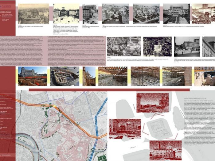 Archisio - Arch Silvia Sciroli - Progetto Atheneo adrianeo romano - piazza venezia