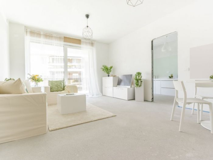 Archisio - Gilardi Interiors On Staging - Progetto Intervento di home staging destinato alla venditaquadrilocale al grezzo libero da cose e persone