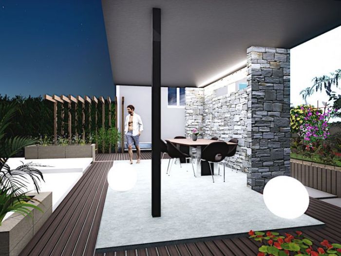 Archisio - Ostuni Giuseppe Pietro - Progetto Angolo nel giardino