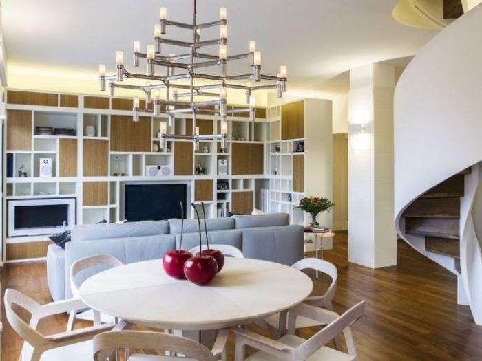 Archisio - Sogek - Progetto Ristrutturazione cucina soggiorno scala e bagni