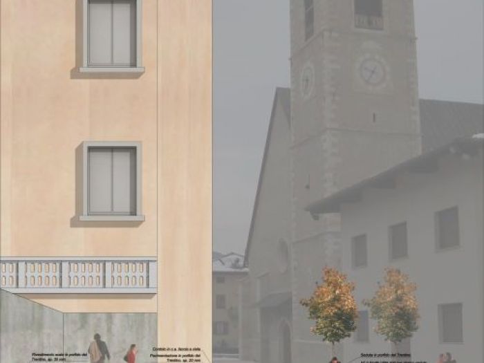 Archisio - Arch Lorenzo Ardito - Progetto Riqualificazione urbana ed arredo urbano di piazza ca Pilati tassullo