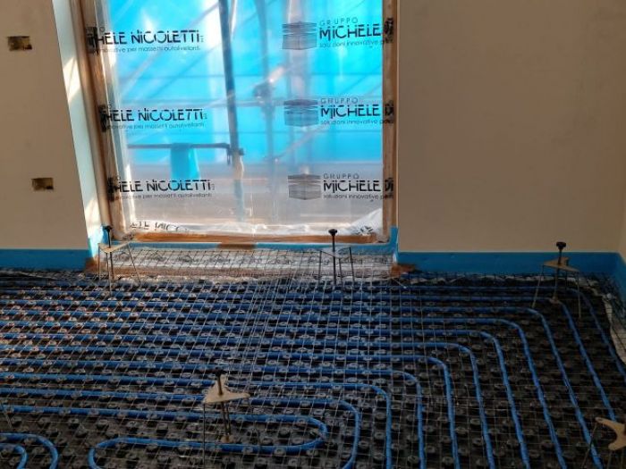 Archisio - Gruppo Michele Nicoletti Srl Massetti Autolivellanti E Alleggeriti - Progetto Massetto autolivellante su sistema radiante a pavimento