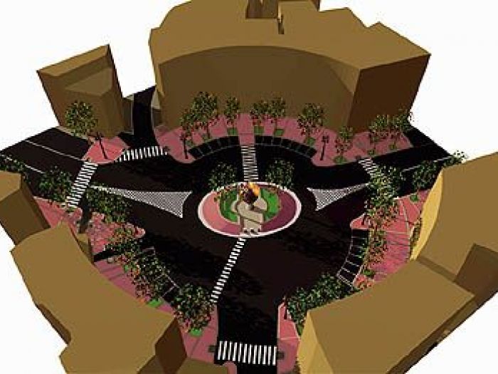 Archisio - Ruggero Lenci - Progetto Piazza santiago del cile roma