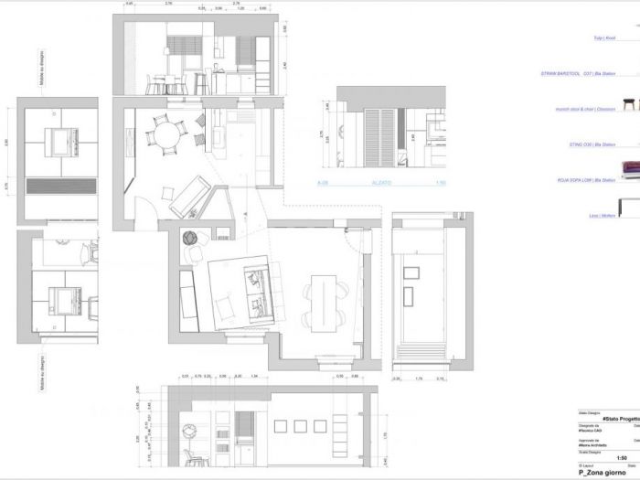 Archisio - Studio Ferretti - Progetto Appartamento residenziale