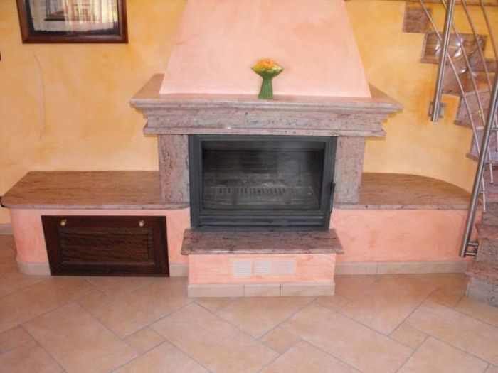 Archisio - Carpenteria Fabbro Alma - Progetto Marmo per camini