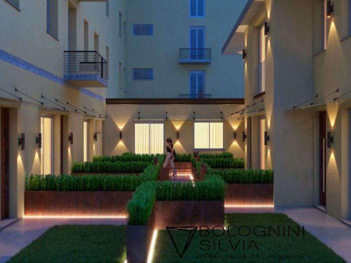 Archisio - Bolognini Silvia - Progetto Corte interna bologna