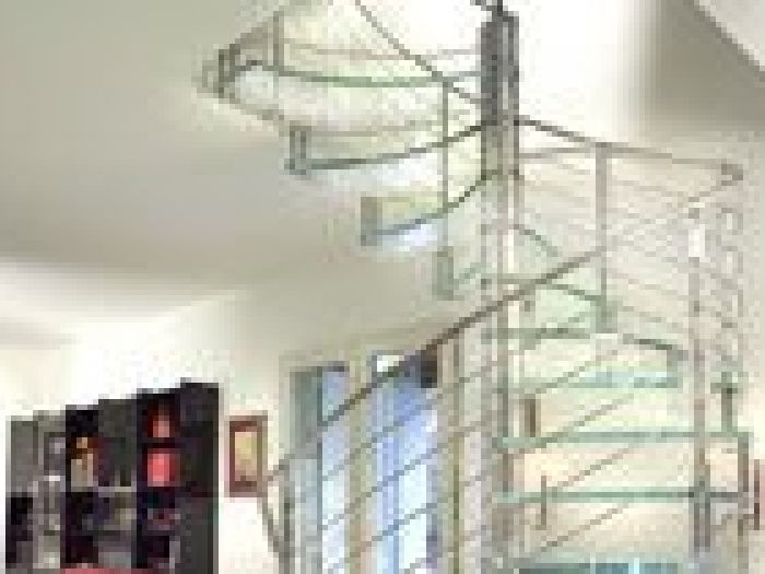 Archisio - Marretti Scale - Progetto Scale a chiocciola in vetro