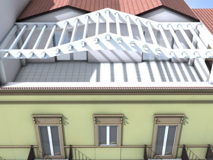 Archisio - Arch Antonio Arcangelo Dalessandro - Progetto Progettazione di portale in legno lamellare