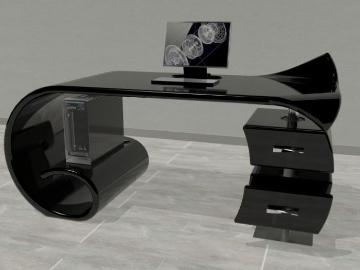 Archisio - B G Design - Progetto Scrivania waves