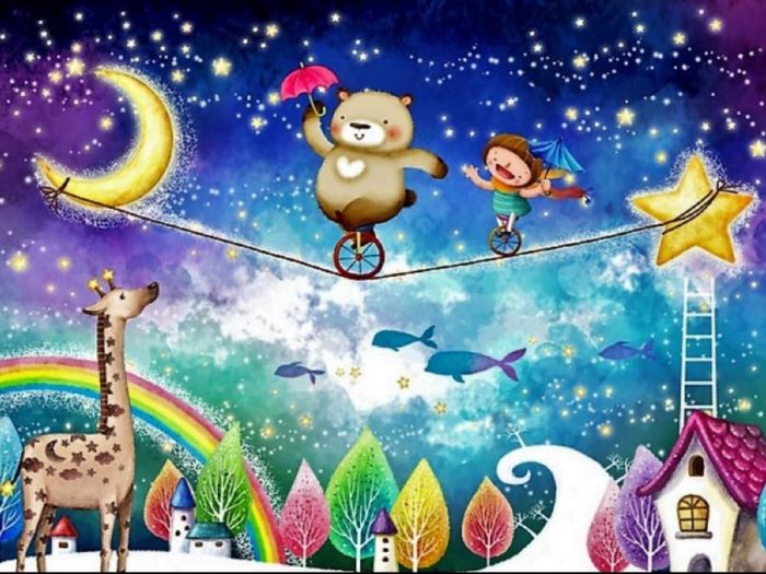 Archisio - Tutto Tetto Di Shein Vitaliy - Progetto Pareti e soffitti per bambini in 3d fluorescenti