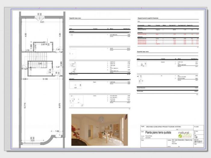 Archisio - Andrea Sorci Natural Living - Progetto Ipotesi di ristrutturazione villa a roma