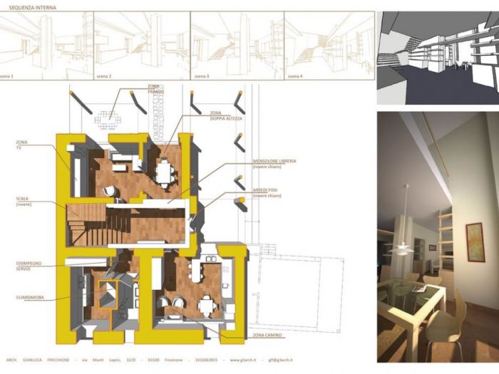 Archisio - Gianluca Fricchione - Progetto Casa privata