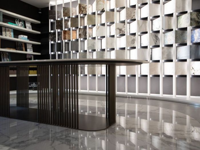 Archisio - Tracto srl - Progetto Showroom rigo marmi milano