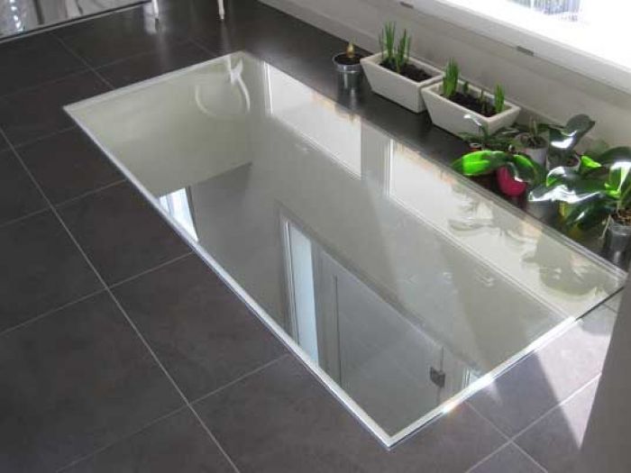 Archisio - Creative Glass Art - Progetto Pavimenti e lucernari in vetro