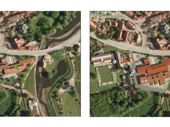 Archisio - Daniele Morgantini - Progetto Concorso tonder townhall competition proposal - nuovo municipio per il comune