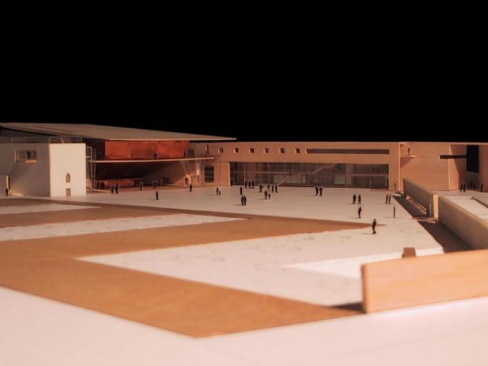 Archisio - Marco Mazzella - Progetto Concorso teatro-biblioteca-complesso residenziale