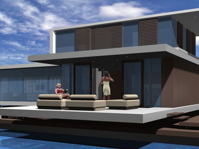 Archisio - Torrisi Procopio Architetti - Progetto C3 houseboat marine parks lakes lagoons 2008