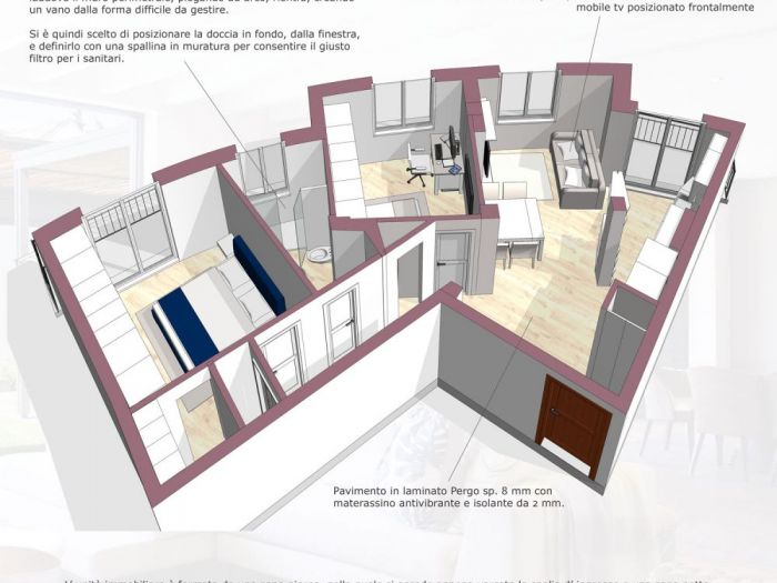 Archisio - Mc Rendering Solution - Progetto il fascino stimolante di una casa irregolare