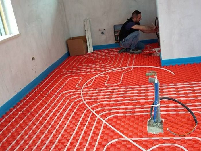 Archisio - Rubino Termoacque - Progetto Riscaldamento con pavimentazione