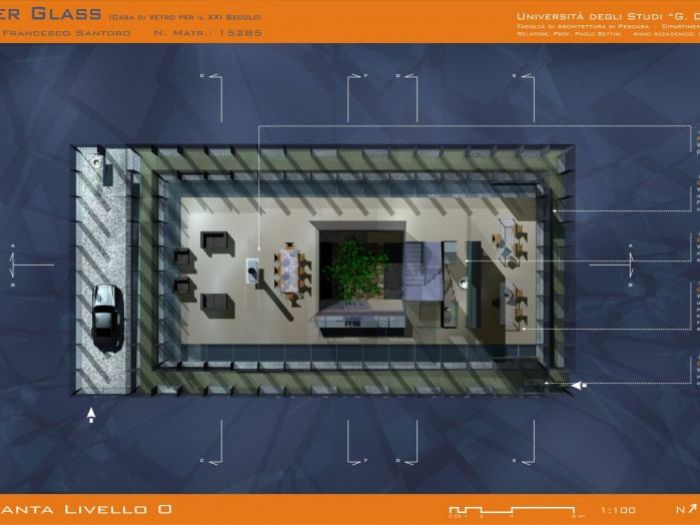 Archisio - Daniele Francesco Santoro - Progetto Glass under glass