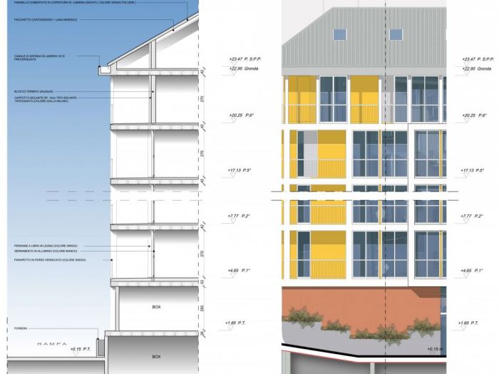 Archisio - Arch Studio - Progetto Edificio residenziale a milano in