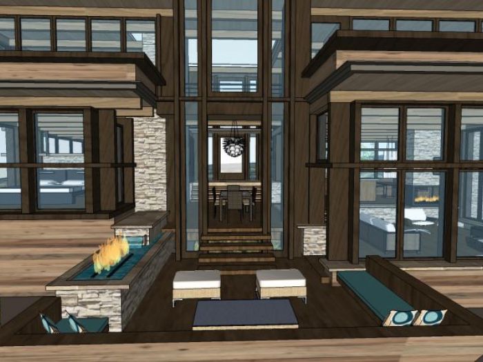 Archisio - Andrea Daguanno - Progetto Nuova edificazione villa in washington dc