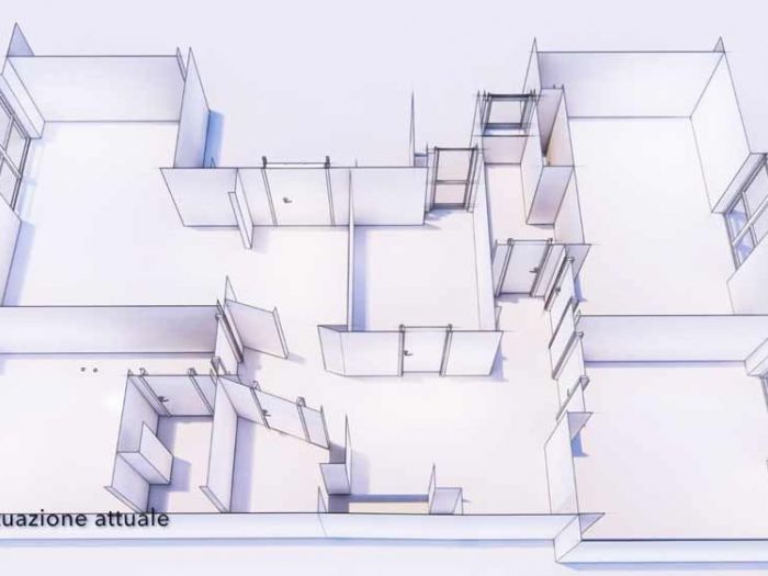 Archisio - Studio Ferretti - Progetto Ridistribuzione appartamento