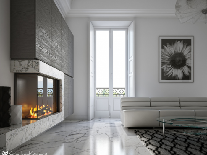 Archisio - 3d Gianluca Romano - Progetto Blackwhite house