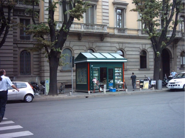 Archisio - Studio Patetta - Progetto Edicola in piazza cadorna
