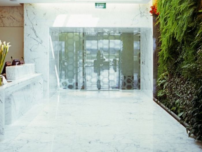 Archisio - Furrer - Progetto Melbourne airport qantas first lounge