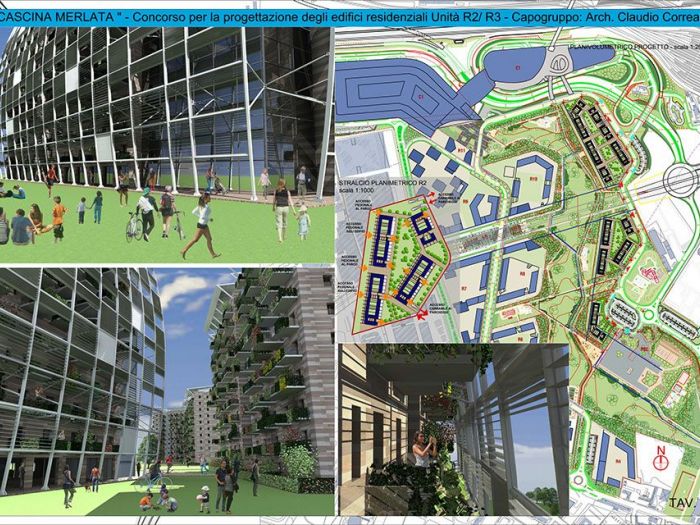 Archisio - Claudio Correale - Progetto Concorso internazionale di progettazione architettonica edifici redisenziali