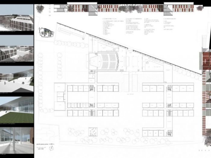 Archisio - Marco Mazzella - Progetto Concorso complesso scolastico