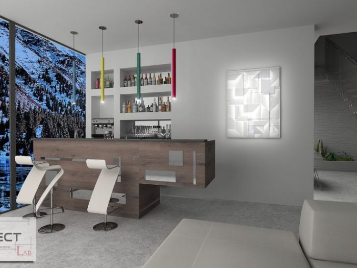 Archisio - Alberto Lapenna - Progetto Progetto di un angolo bar in villa privata