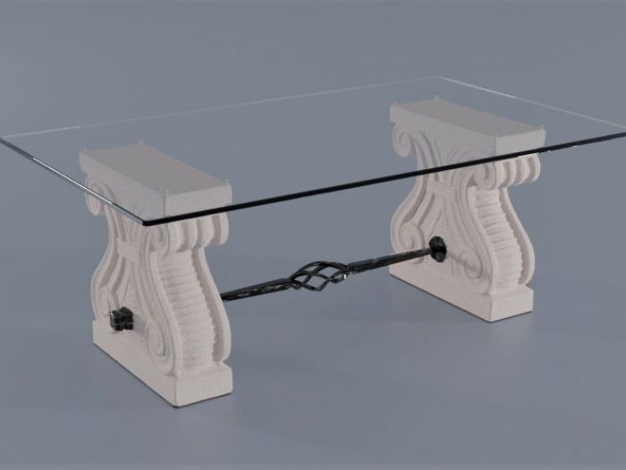 Archisio - Dablec Di Tiziano Moletta - Progetto Tavolino da salotto classico platone