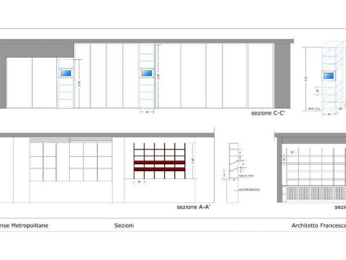 Archisio - Francesca Morano - Progetto Locale commerciale - progetto 8