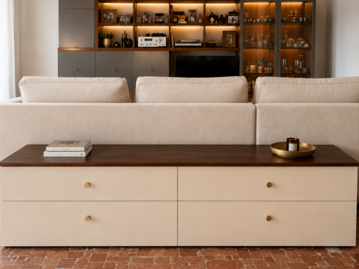 Archisio - Fp Forma - Progetto Arredo soggiorno su misura san giuliano milanese