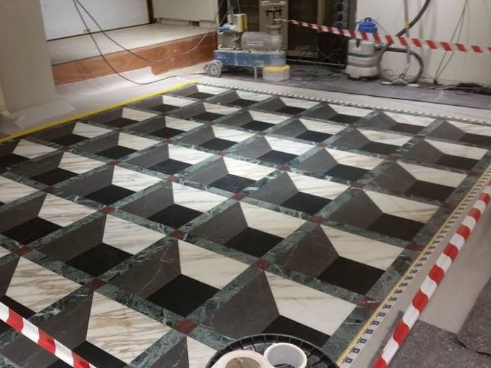 Archisio - Sarma Sas - Progetto Pavimenti in marmo