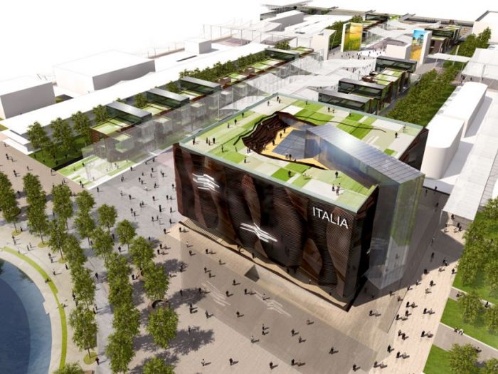 Archisio - Bicuadro - Progetto Padiglione italia expo 2015