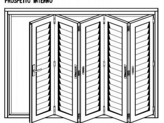 Archisio - Punto Del Serramento - Progetto Sistema ante pieghevoli veranda garden