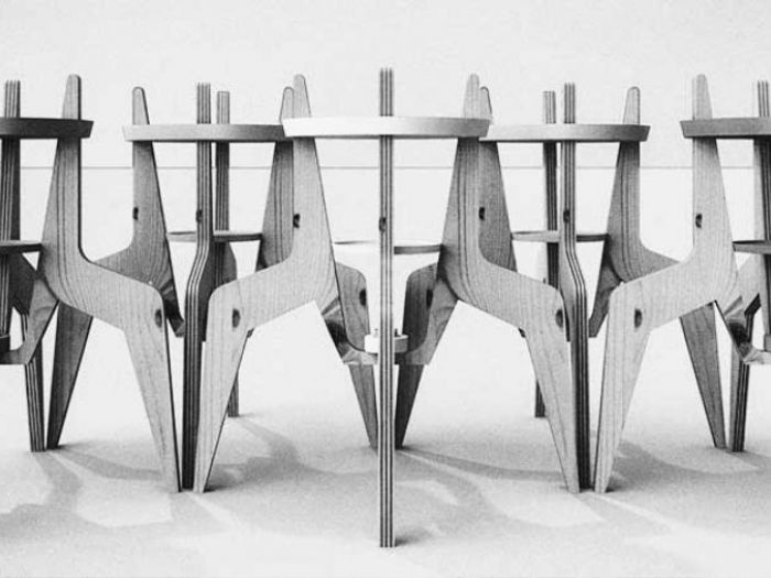 Archisio - Studio Ferretti - Progetto Savana tavolino da caffe