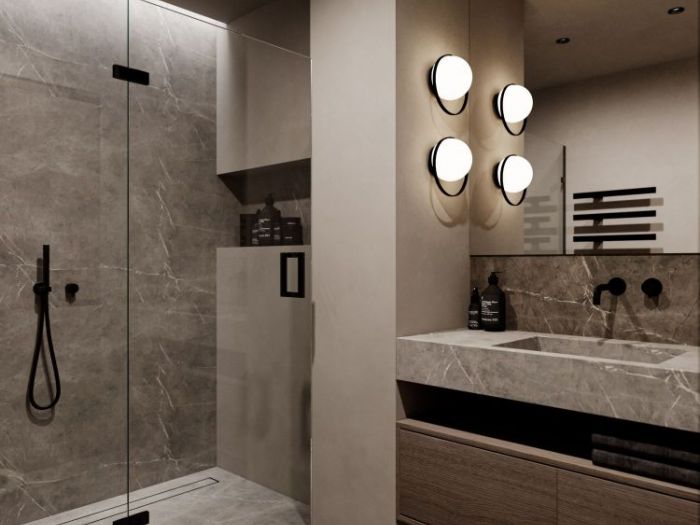 Archisio - Doppiozero Interior - Progetto Casa ap - minimalismo e sartorialit nel cuore di modena