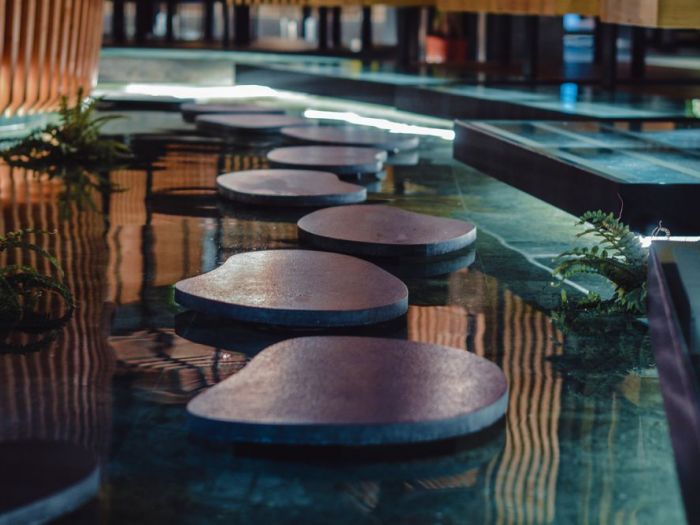 Archisio - Forme Dacqua - Progetto Fontane da interno - ristorante sushizero