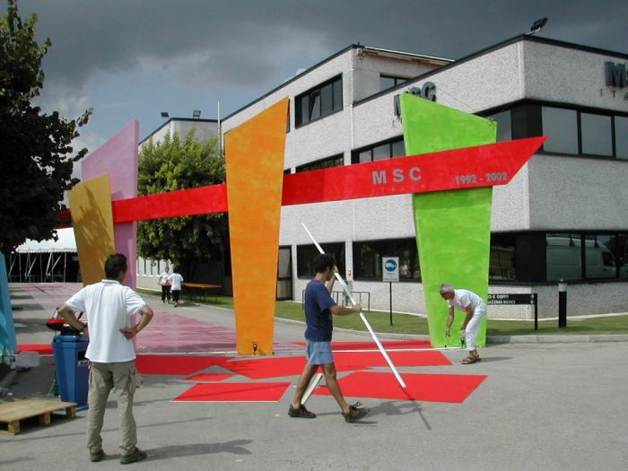 Archisio - Massimo Malaspina - Progetto Allestimento festa aziendale