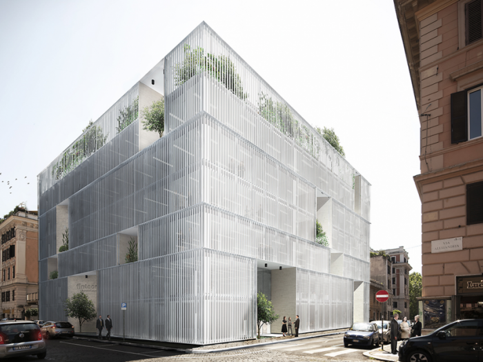 Archisio - Bicuadro - Progetto Headquarter fintecna roma