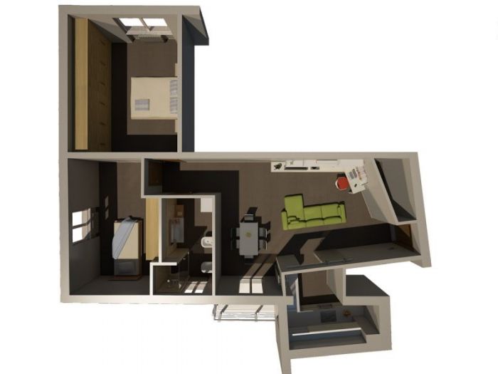 Archisio - Imago Architettura - Progetto Appartamento bologna