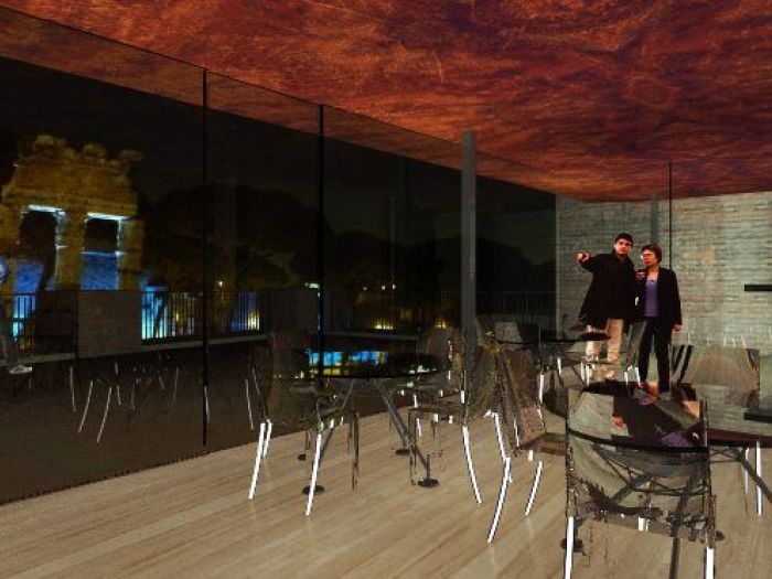 Archisio - Gianpaolo Vacca - Progetto Progetto longe bar su basilica argentaria - fori imperiali