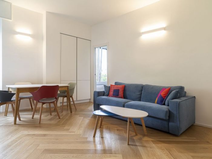 Archisio - Gianluca Chiocca Design - Progetto Ristrutturazione appartamento 50mq milano - bullona