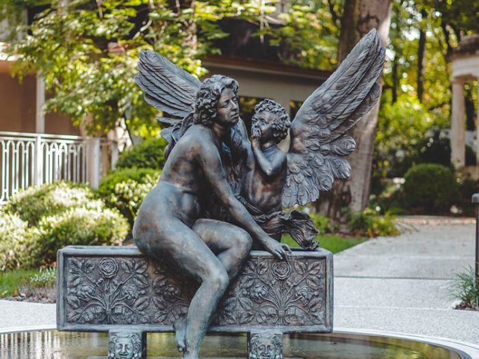 Archisio - Forme Dacqua - Progetto Restauro fontana a specchio - garden senato milano