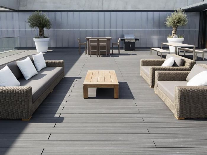 Archisio - Ferall srl - Progetto Rivestimenti e pavimenti per esterni in pvc misto legno